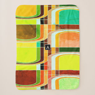 Buntes Funky Retro-Inspiriert Sherpadecke