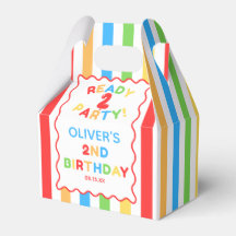 Buntes Geburtstagsfest Ready Two Party zum 2. Gebu
