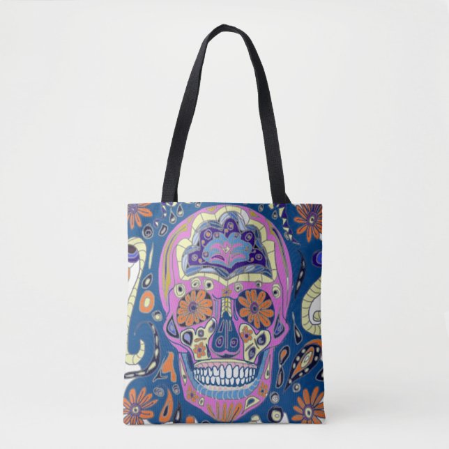 Buntes gemustertes Totenkopf (Vorderseite)