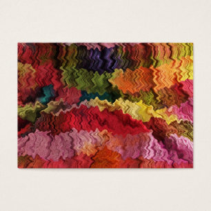 Buntes Gewebe abstraktes ATC