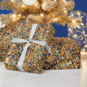 Buntes Glitzer-Verpackungs-Papier Geschenkpapier