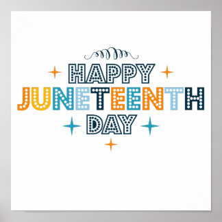 Buntes Glück im Juni Poster