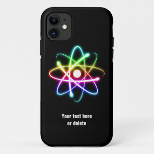 Buntes Glühen-Atom-Symbol Case-Mate iPhone Hülle