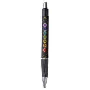 Buntes glühendes Chakras Kugelschreiber