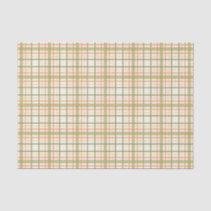 Buntes grünes kariertes Seidenpapier