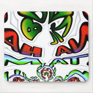 Buntes Hakuna Matata Graffiti-Kunstposter Mousepad