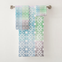 Buntes Handtuch Badhandtuch Set