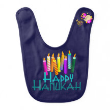 Buntes Hanukah leuchtet Baby durch