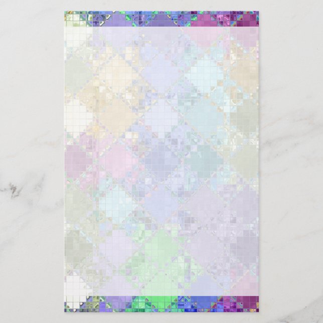 Buntes helles einzigartiges u. kundengerecht briefpapier (Vorderseite)