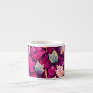 Buntes Herbstlaub-Muster-68218 Espressotasse