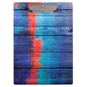 Buntes Holz Vintage Klemmbrett