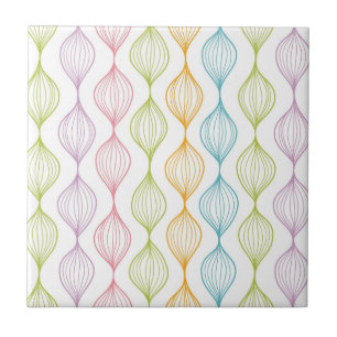 Buntes horizontales ogee Muster Fliese