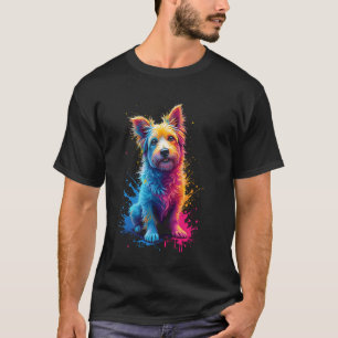 Buntes Hundekunst 2 T-Shirt