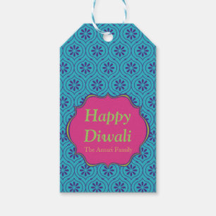 Buntes indisches Muster Diwali Geschenkanhänger