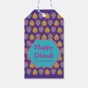 Buntes indisches Muster Diwali Geschenkanhänger