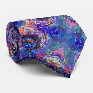 Buntes Kaleidoskop abstrakt Krawatte