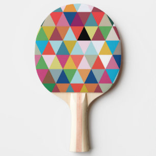 Buntes Kaleidoskopgemustertes Ping Pong Paddel Tischtennis Schläger