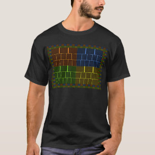 Buntes Karomuster Vektor Wandbild Leinwand T-Shirt