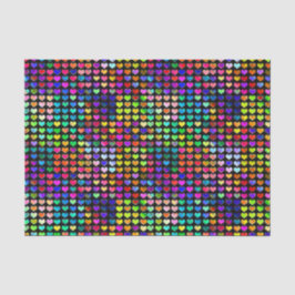 Buntes kleines Liebe-Herz-Seidenpapier Seidenpapier