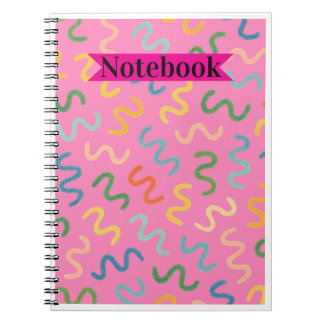 Buntes Kritzel-Notizbuch Notizblock