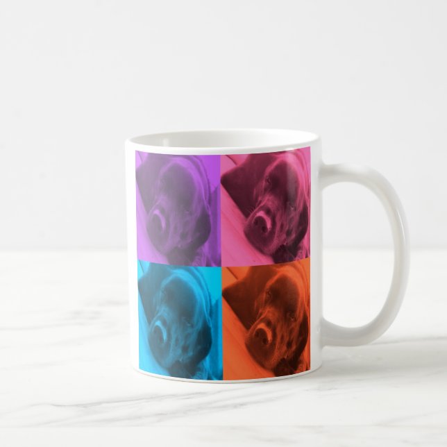 Buntes Labrador Kaffeetasse (Rechts)