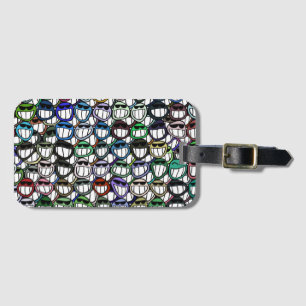 Buntes Lächeln Gepäckanhänger