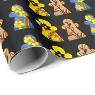 Buntes Leute-Packpapier Geschenkpapier