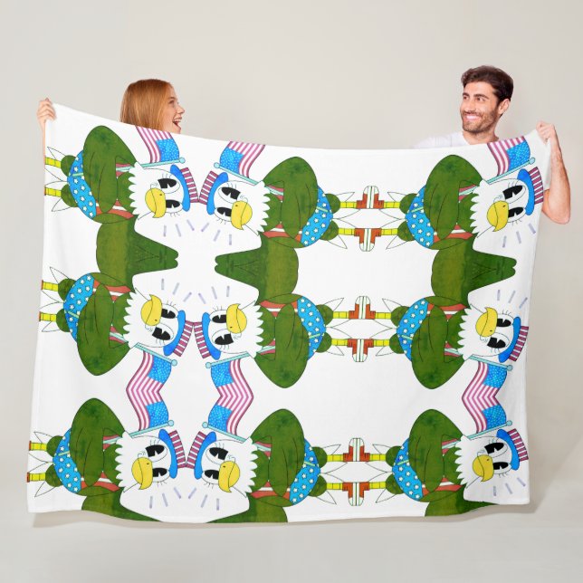 Buntes Lustiges Vogel-Muster Kinder-Wurfdecke Fleecedecke (Beispiel)