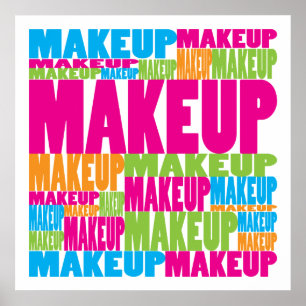Buntes Make-up Poster