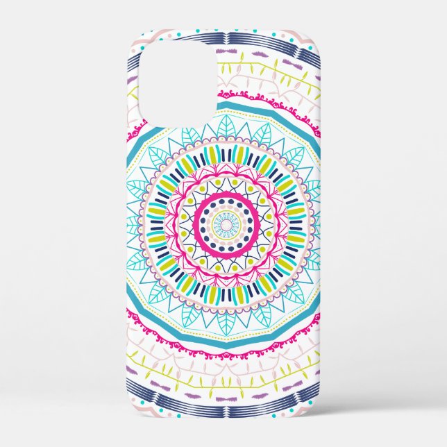 buntes Mandala Case-Mate iPhone Hülle (Rückseite)