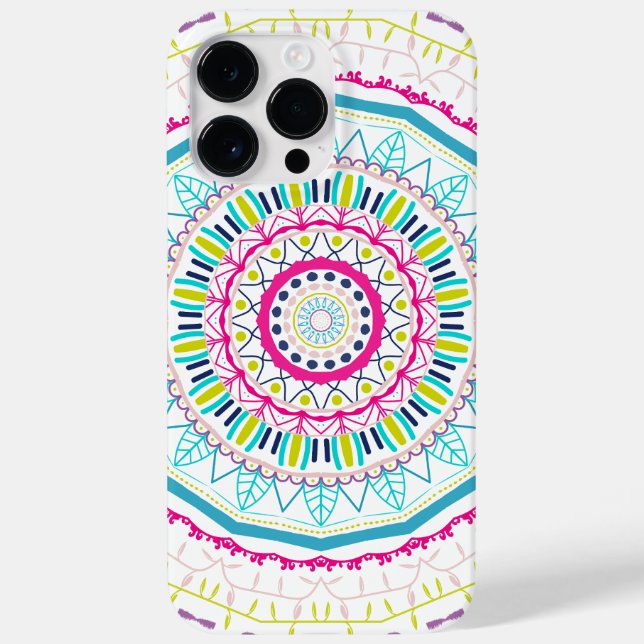 buntes Mandala Case-Mate iPhone Hülle (Rückseite)