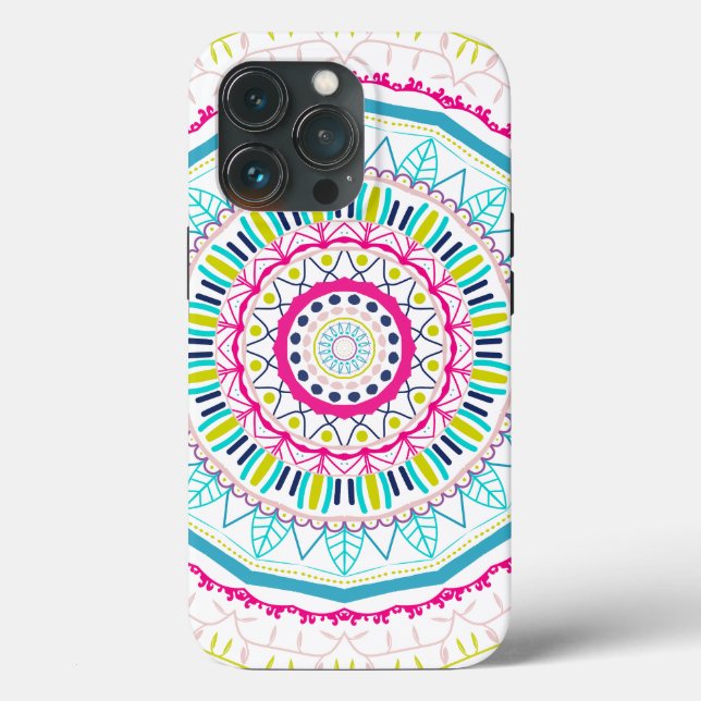 buntes Mandala Case-Mate iPhone Hülle (Rückseite)