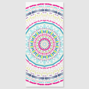 buntes Mandala Magnetkarte