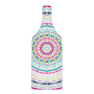 buntes Mandala Schneidebrett