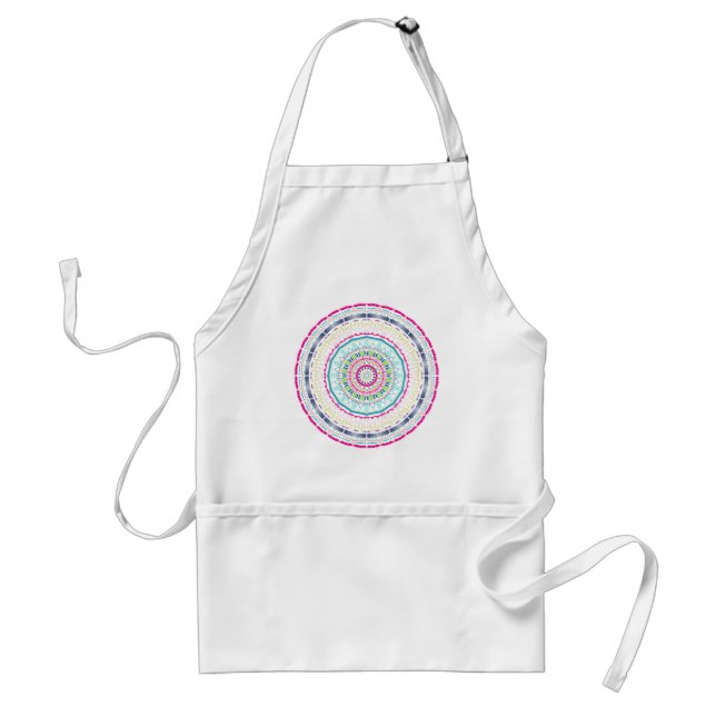 buntes Mandala Schürze (Vorne)