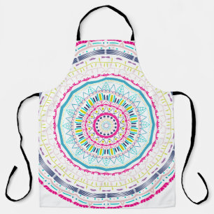 buntes Mandala Schürze
