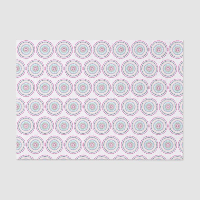 buntes Mandala Seidenpapier (Vorderseite)