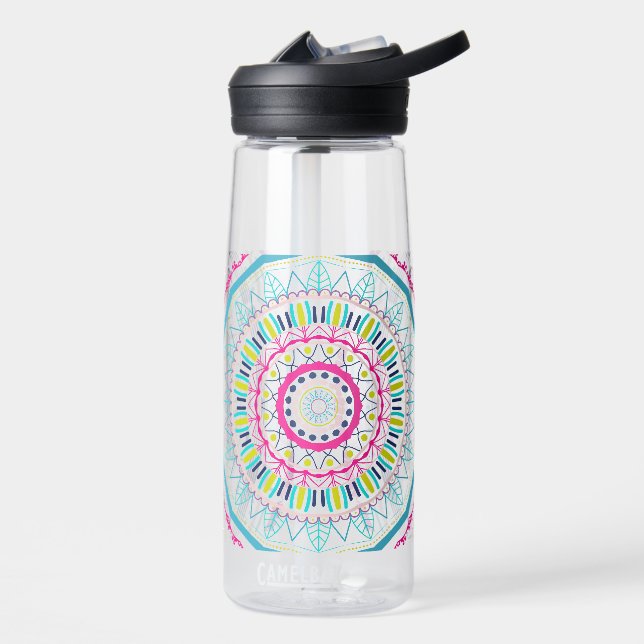 buntes Mandala Trinkflasche (Links)