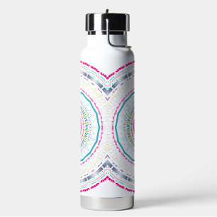 buntes Mandala Trinkflasche