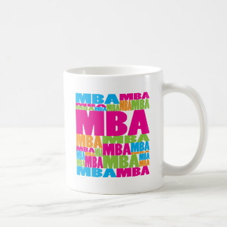 Buntes MBA Tasse