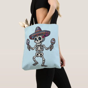 Buntes mexikanisches Skelett
