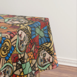 Buntes modernes abstraktes Muster Tischdecke