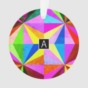 Buntes modernes mehrfarbiges geometrisches   ornament