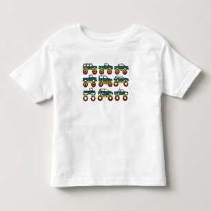 Buntes Monster Truck International Dot Day  Kleinkind T-shirt