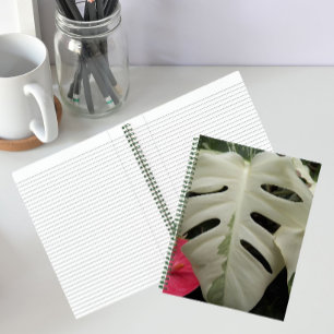 Buntes Monstera-Blatt Botanisch Notizbuch