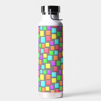 Buntes Mosaik Trinkflasche
