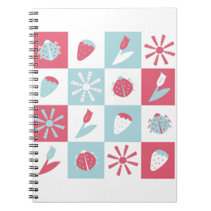 buntes Muster Notizblock