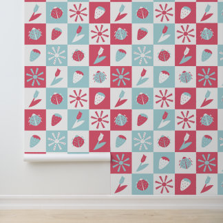 buntes Muster Tapete