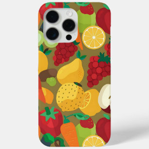 Buntes Obst- und Gemüsemuster-Handyhülle Case-Mate iPhone Hülle