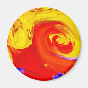 Buntes Ölgemälde - Magneten Magnet